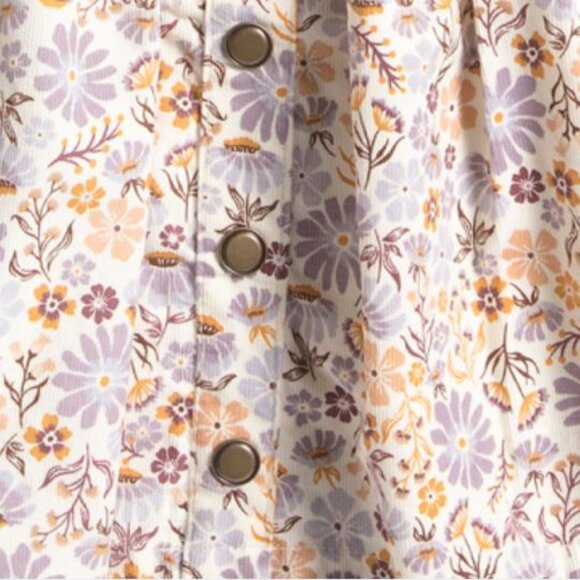 NWT MAX STUDIO Little Girls 2pc Chenille Cable Sweater & Floral Skirt Set Size 5 - Picture 4 of 13